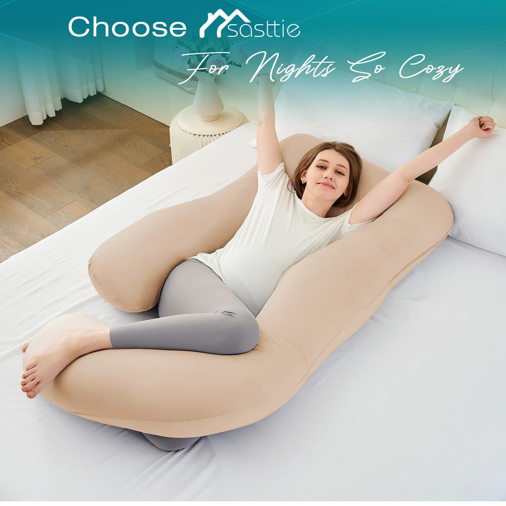 Sasttie breathable cover close-up emphasizes cooling touch and easy washing.