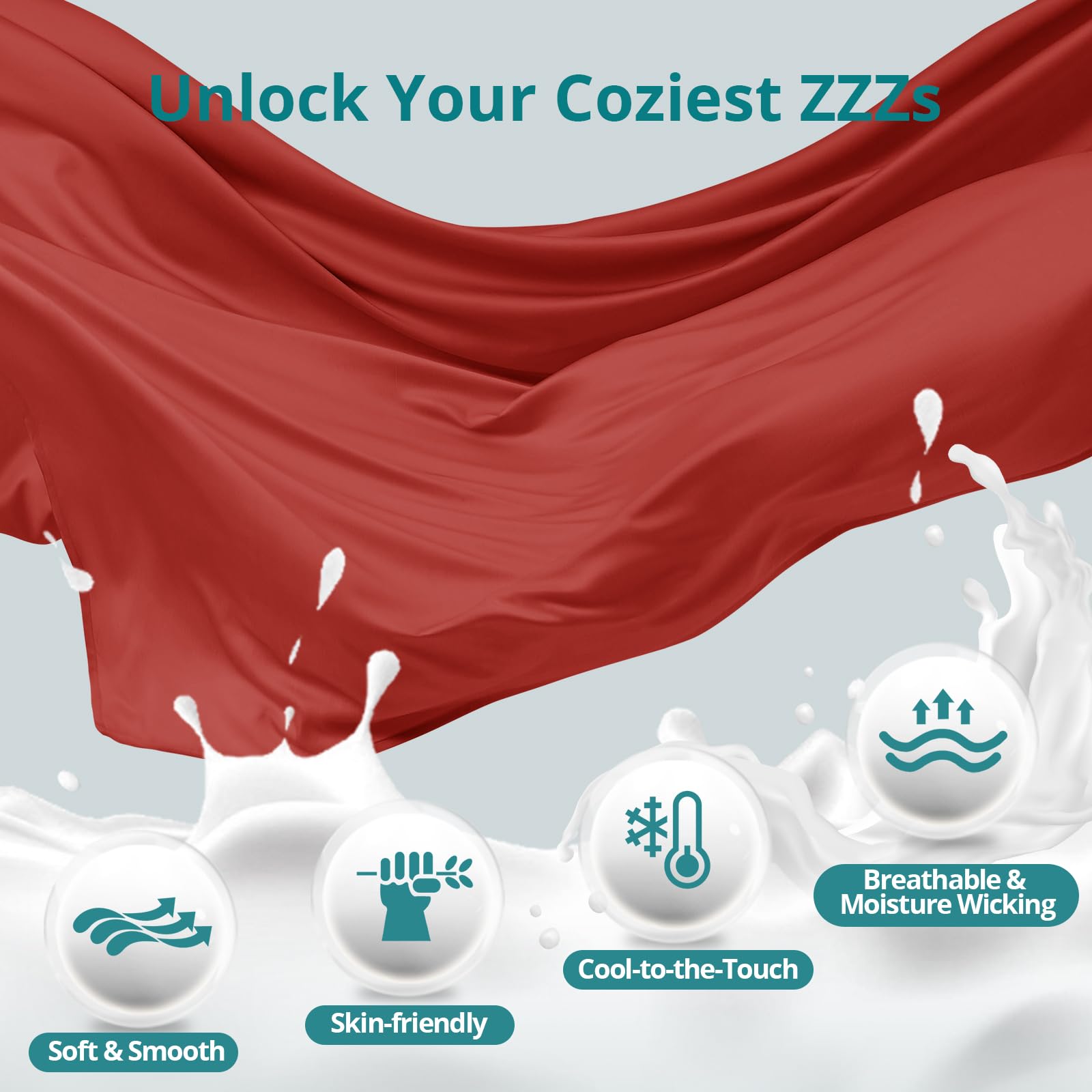 Sasttie removable cover offers breathable cooling touch for comfortable nights.