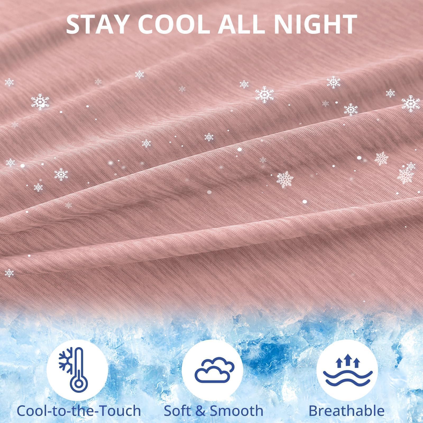 Sasttie U-shaped cover with cooling vents promotes breathable sleep.