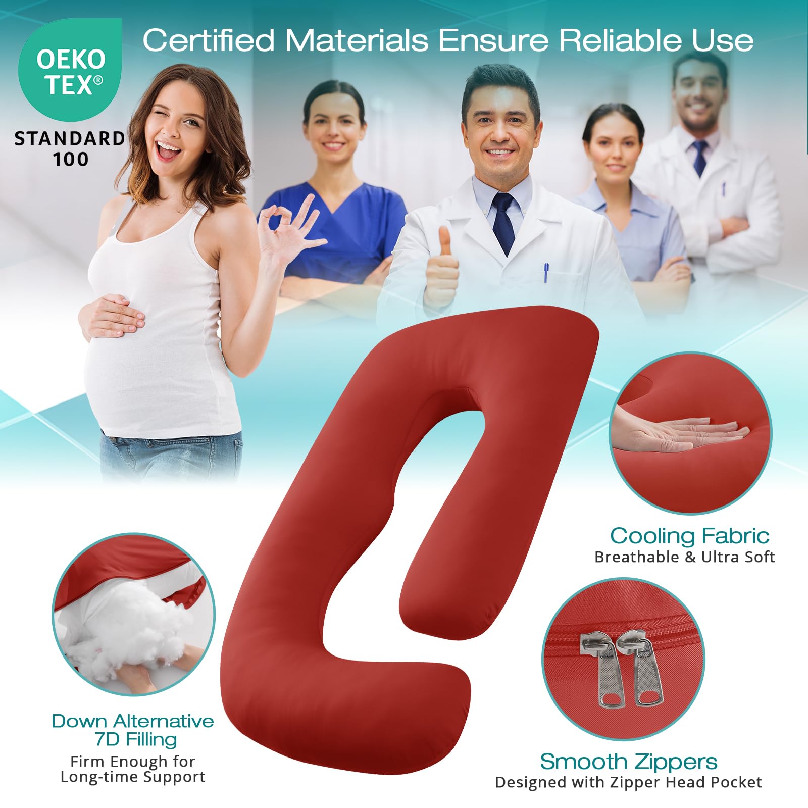 Sasttie zipper-removable cover is machine washable for easy care.