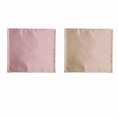 Satin baby headrest cover on car seat delivers gentle, friction-free hair protection during travel.