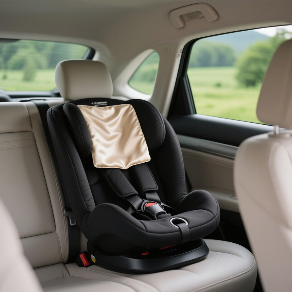 Two-pack satin covers offer convenient backups for busy families on the go.