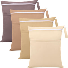 SATINIOR maillard color bag closeup shows stylish travel storage and everyday organization.