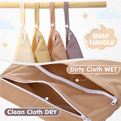 SATINIOR wet-dry-bag folded demonstrates compact portability for on-the-go use.