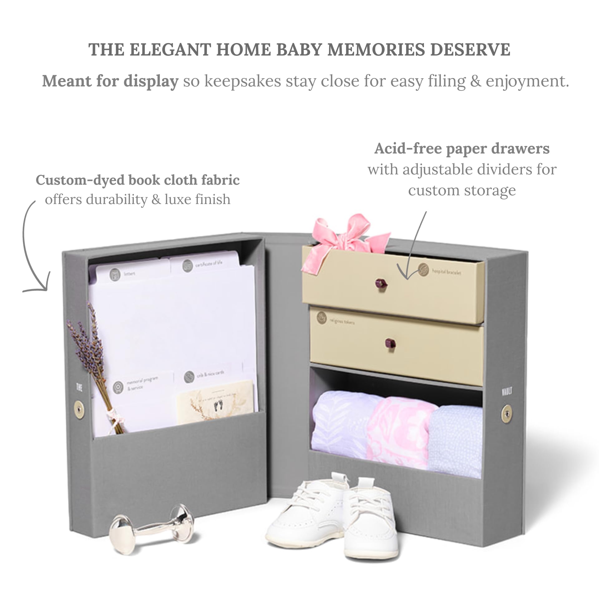 Savor baby-labels hand-illustrated; easy to mark keepsakes with clear, beautiful tabs