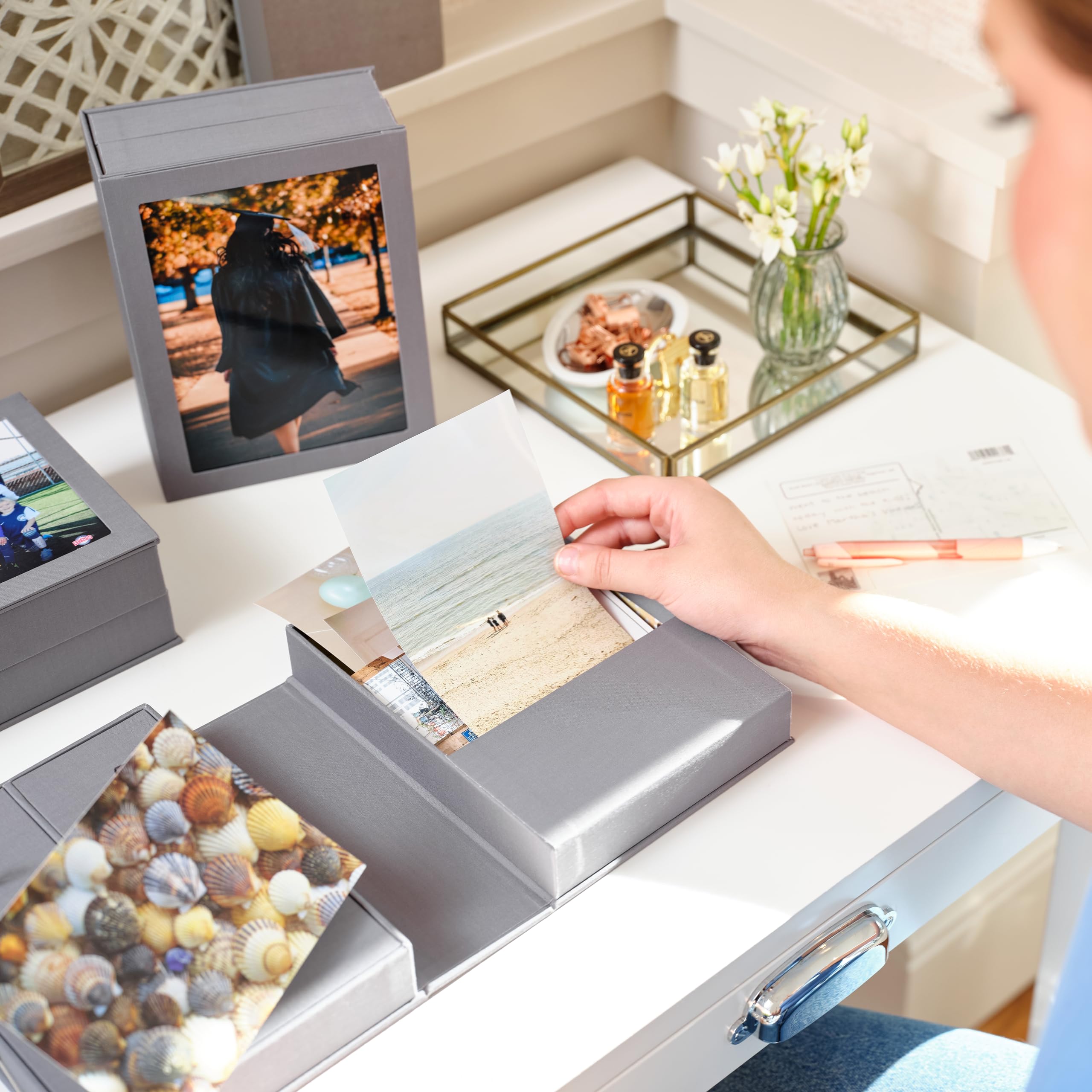 Savor Small Baby Story Box neutral color option fits any nursery.