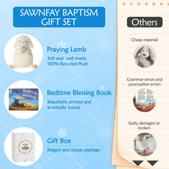 Sawnfay christening gift set beautifully packaged in keepsake box.