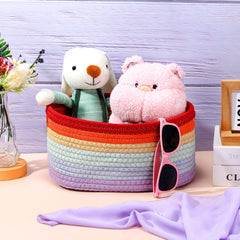 Sawysine laundry hamper with bright colors for bedroom or bathroom organization