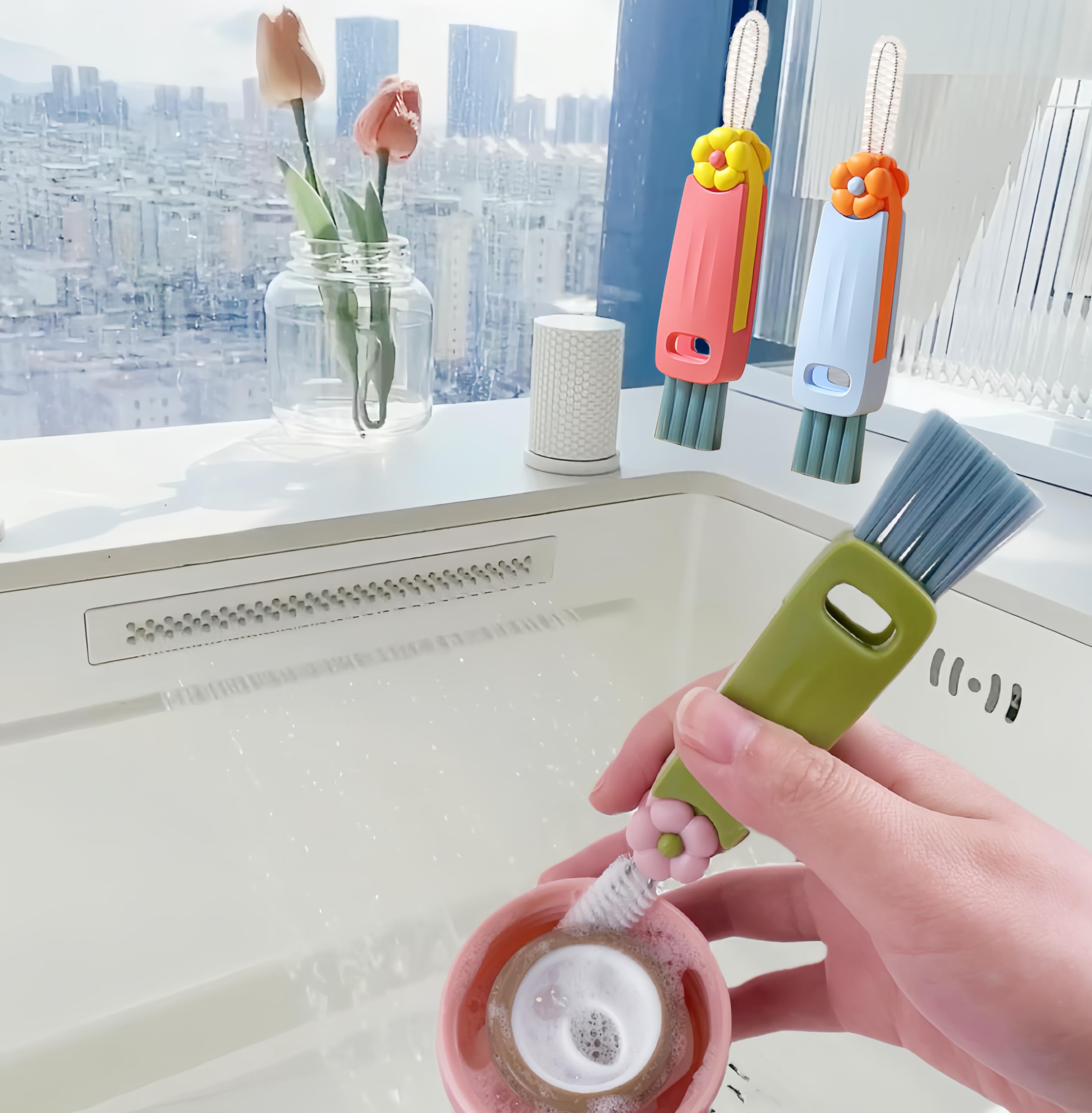 Sayehuanye compact-kit fits in bags for on-the-go home and travel cleaning.