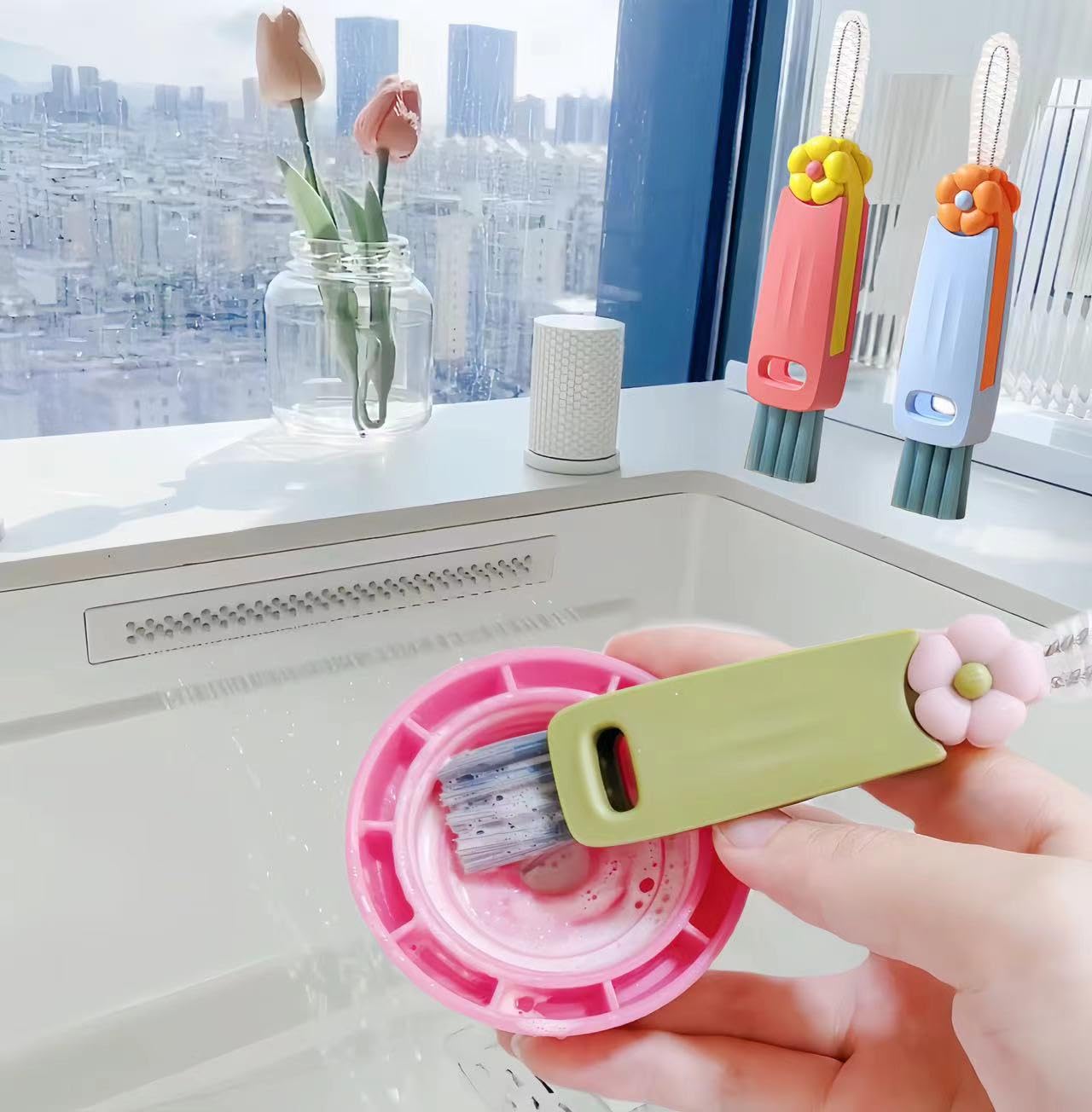 Sayehuanye durable-bristles deliver steady scrubbing power while protecting surfaces.