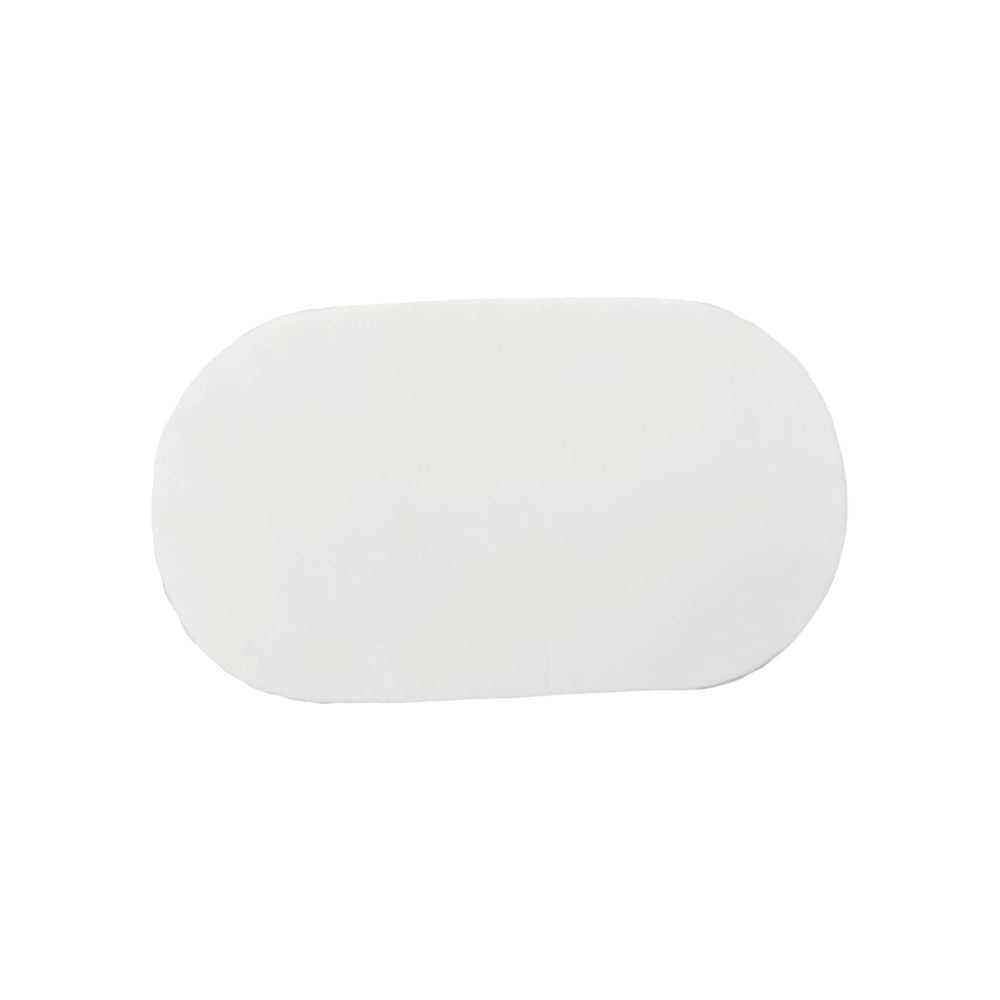 SayHAHA large Moses basket pad with oval cover for easy cleaning.