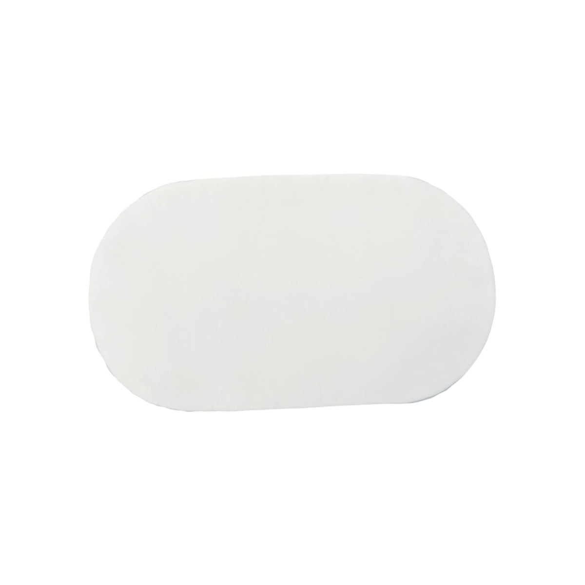 SayHAHA large Moses basket pad with oval cover for easy cleaning.