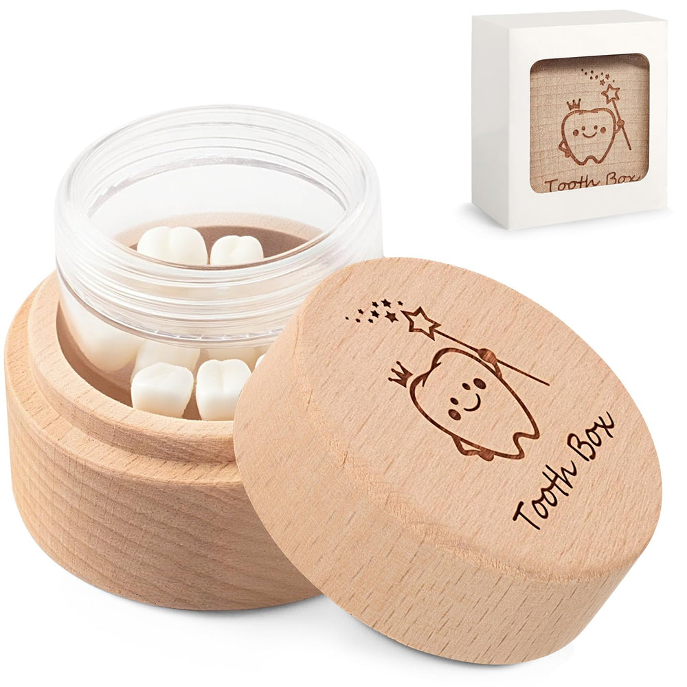 Sbarklo Tooth Fairy Box lid 3D tooth showcases playful design for bedtime keepsakes