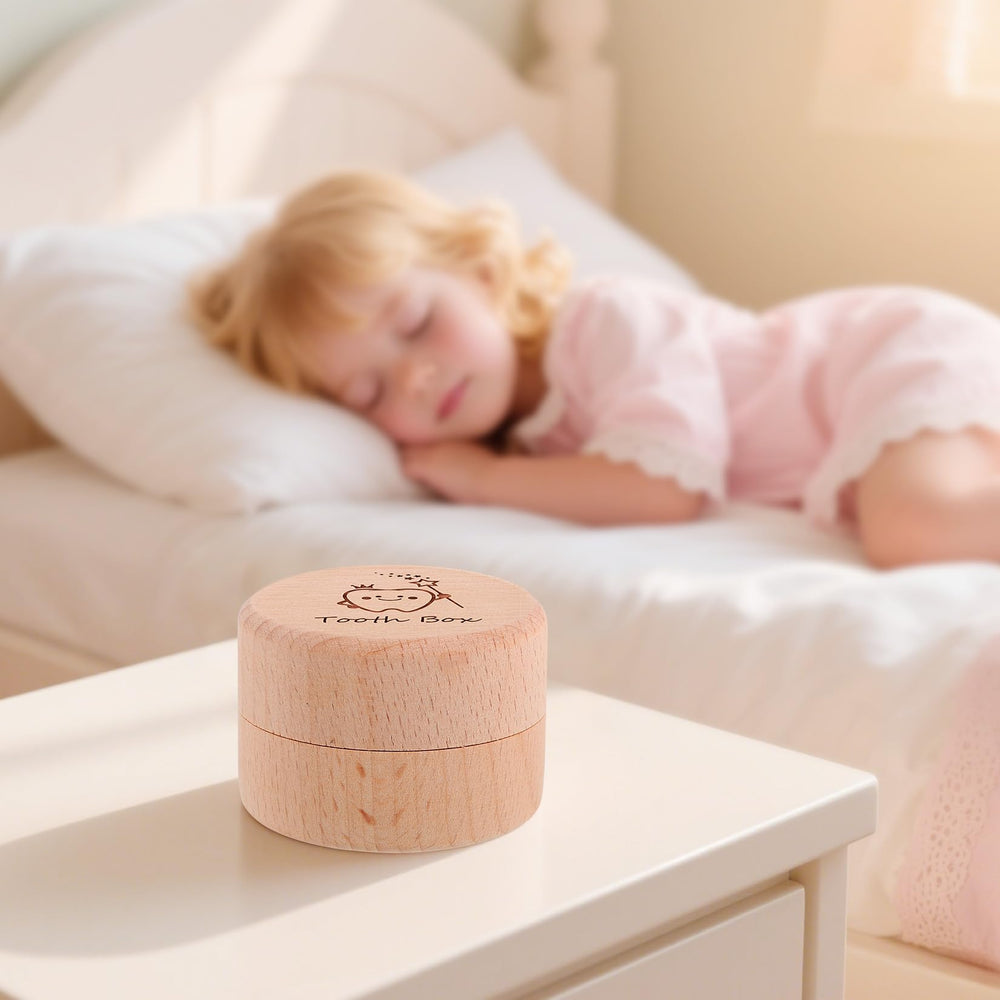 Sbarklo Tooth Fairy Box fits neatly under pillows for convenient nightly visits