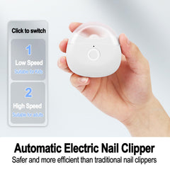 SCAIKTIG two-speed nail clipper enables gentle or firm trims