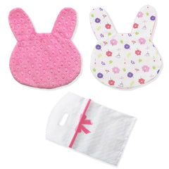 Scented Comfort Rabbit baby-snuggle scene highlights plush softness for cozy snuggling.