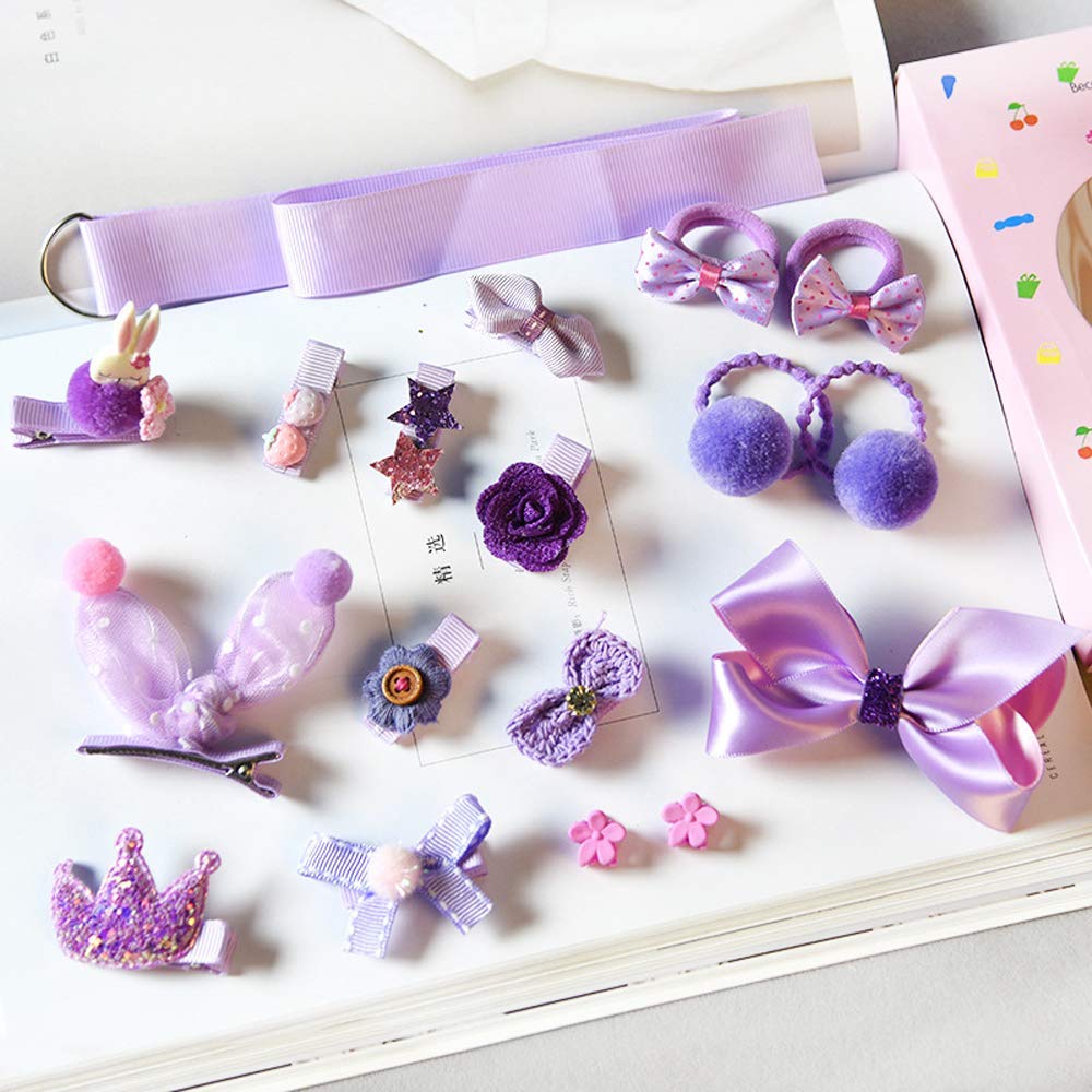 Scettar 36-piece pack of clips and ties for coordinated looks.
