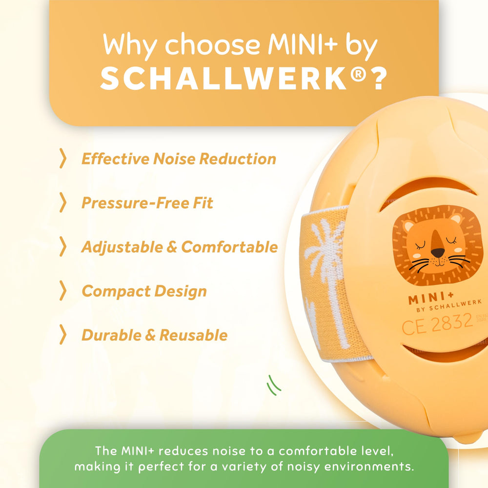 Schallwerk Mini+ worn at a concert to reduce loud noise exposure.