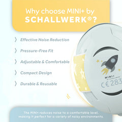 Schallwerk Mini+ Ear Muffs block loud events like parades and concerts safely
