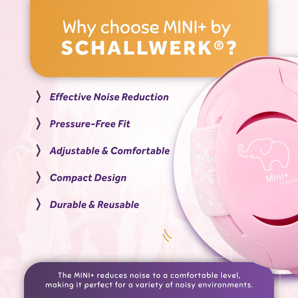 Schallwerk Mini+ used at concerts and parades to keep sensitive ears comfortable