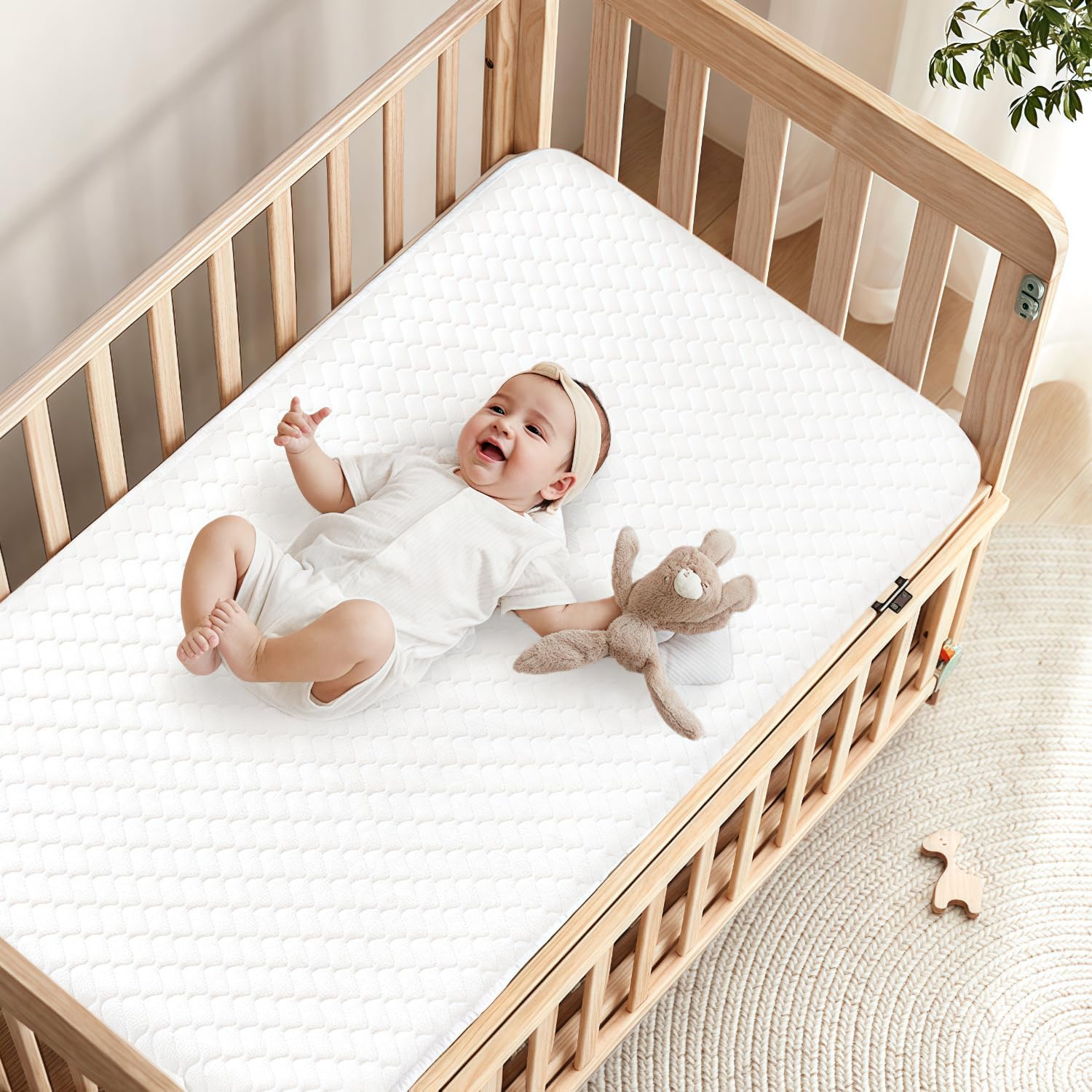 Schnauzer Home memory foam soft side provides cushioned comfort for growing kids.