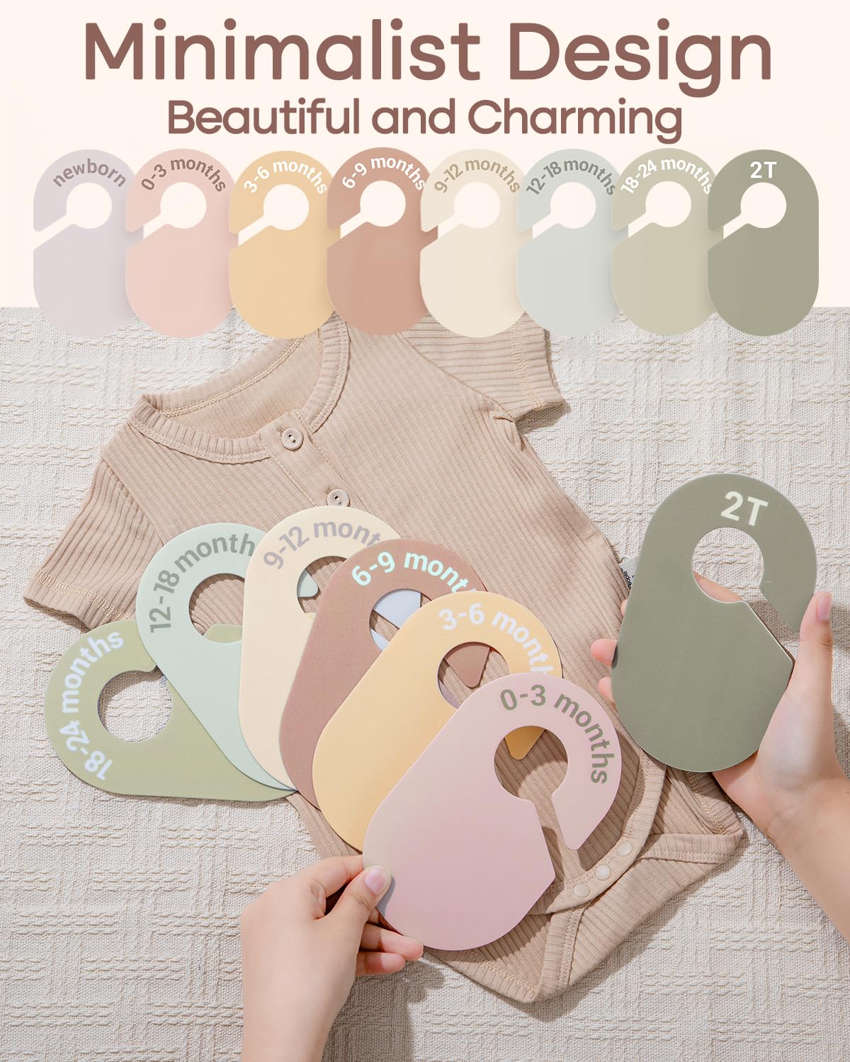 SCHOLOX boho nursery decor in soft colors complements any nursery palette.