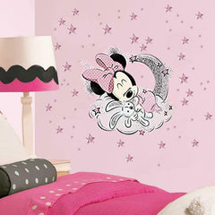 SchwartsCount bunny and stickers detail adds charming accents to nurseries and rooms.