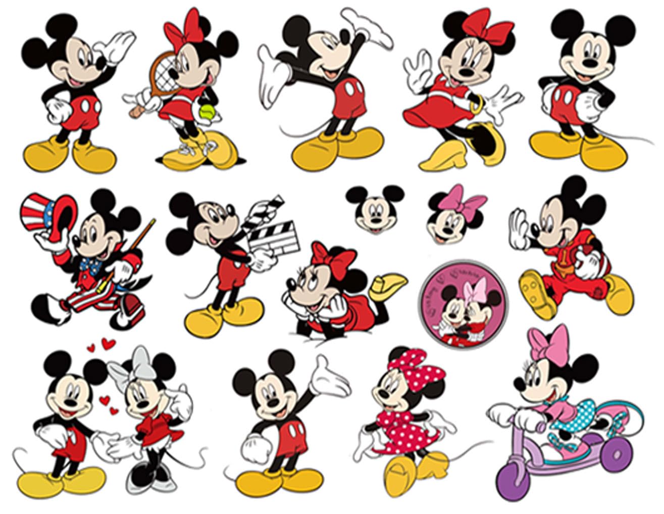 SchwartsCount mouse wall decals collection brighten a nursery with playful colors
