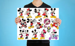 SchwartsCount mouse wall decals collection removable with no sticky residue