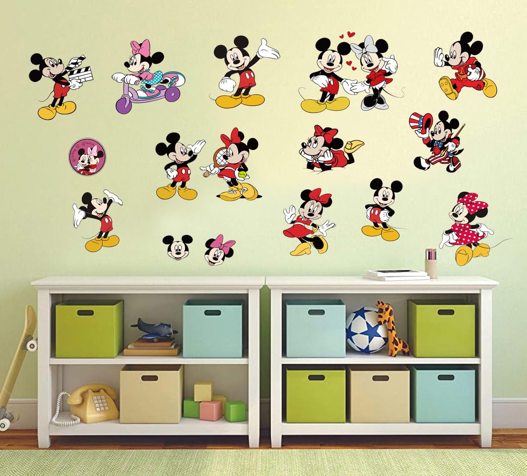 SchwartsCount mouse wall decals collection large sheet covers wall space beautifully