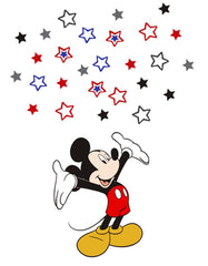 SchwartsCount stars stickers arranged on door, inviting night-sky vibe to spark imagination.