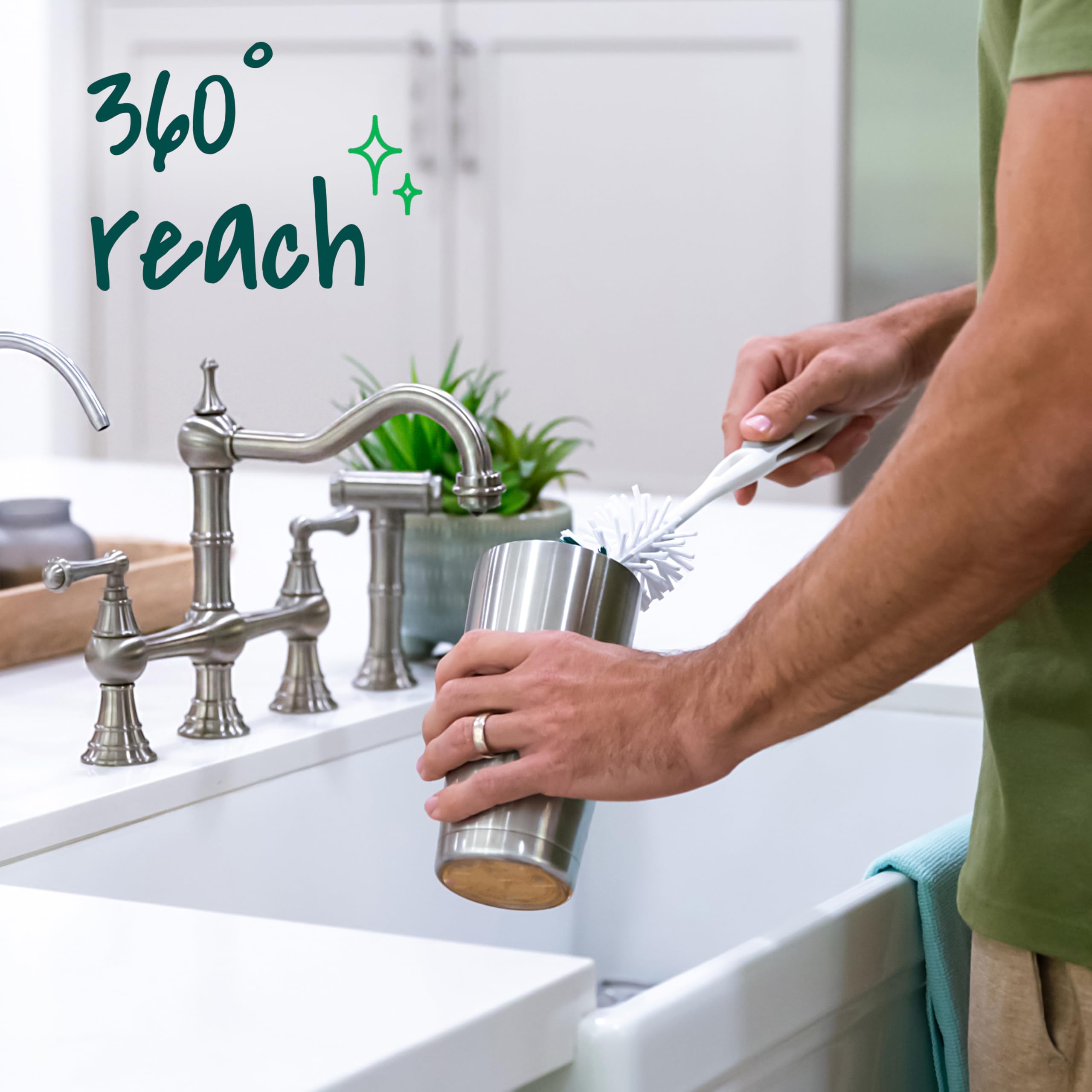 Scotch-Brite 6-pack bottle brushes for organized cleaning