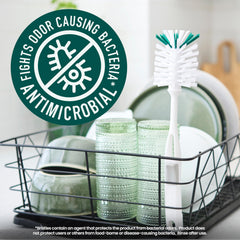 Scotch-Brite odor resistant bristles stay fresh between uses
