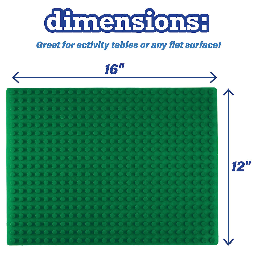 SCS Direct premium silicone base provides a durable, warp-resistant building surface.