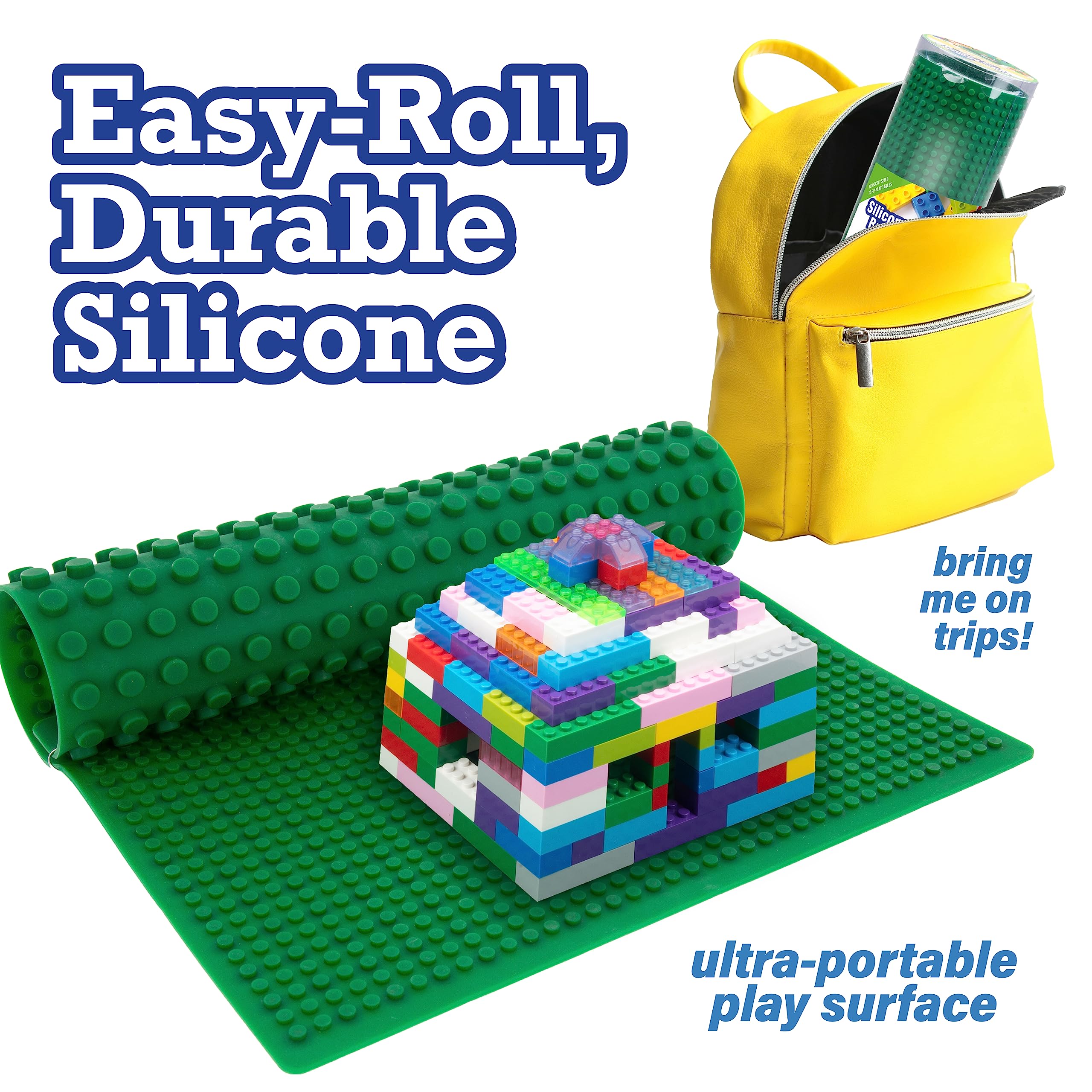 SCS Direct travel-friendly playmat is light, rollable, and easy to carry.