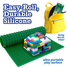 SCS Direct travel-friendly playmat is light, rollable, and easy to carry.