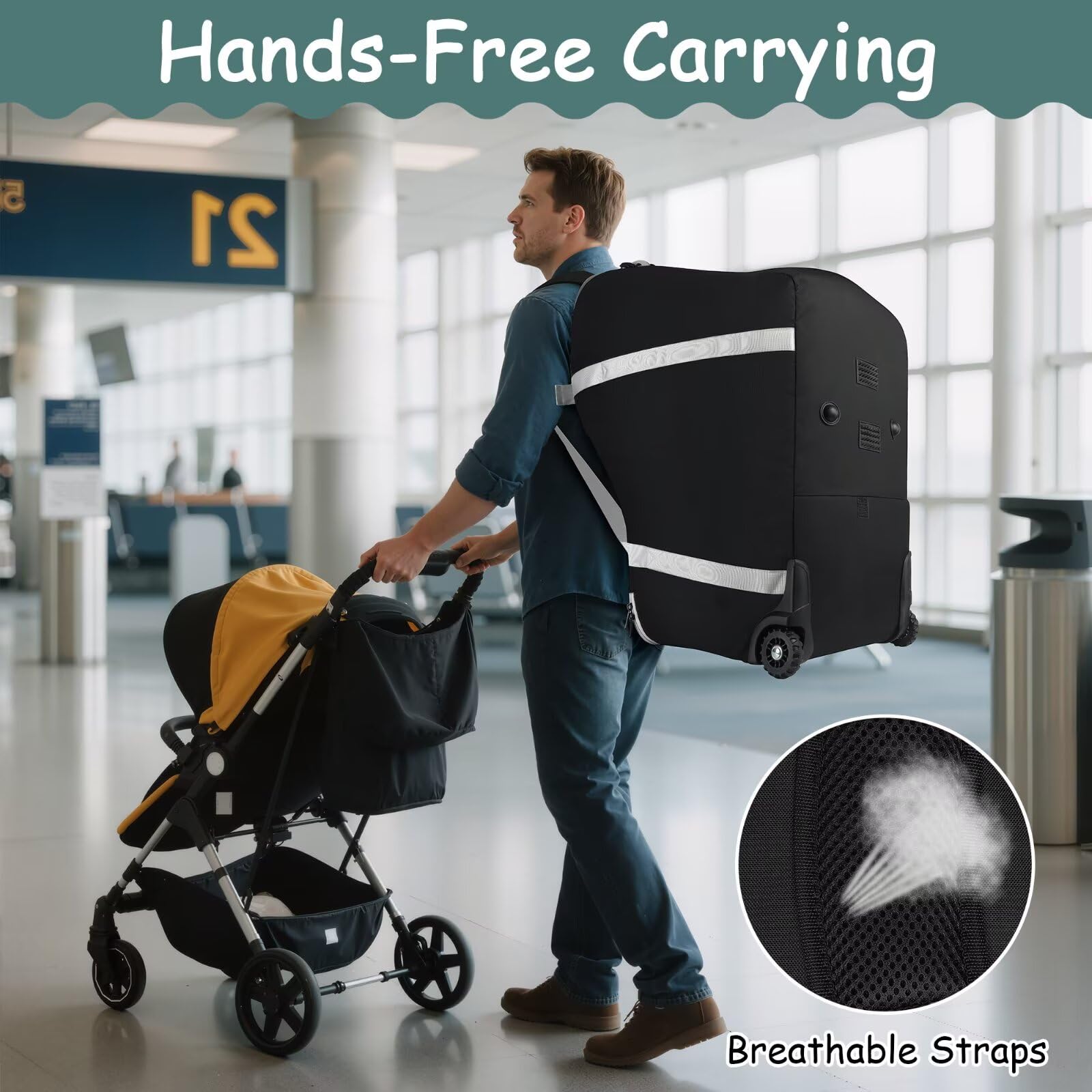 SCTEL bag folds flat for compact re-use.