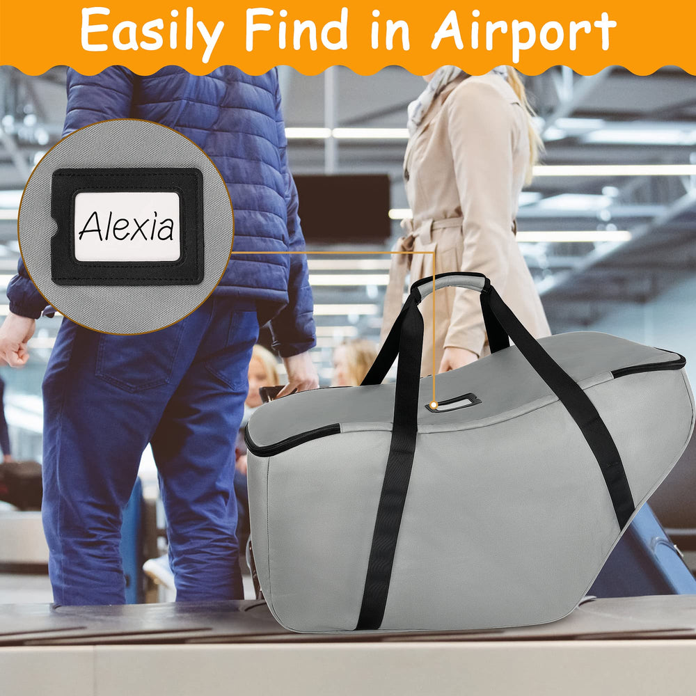 SCTEL travel bag bottom bumpers protect car seat bag on any surface