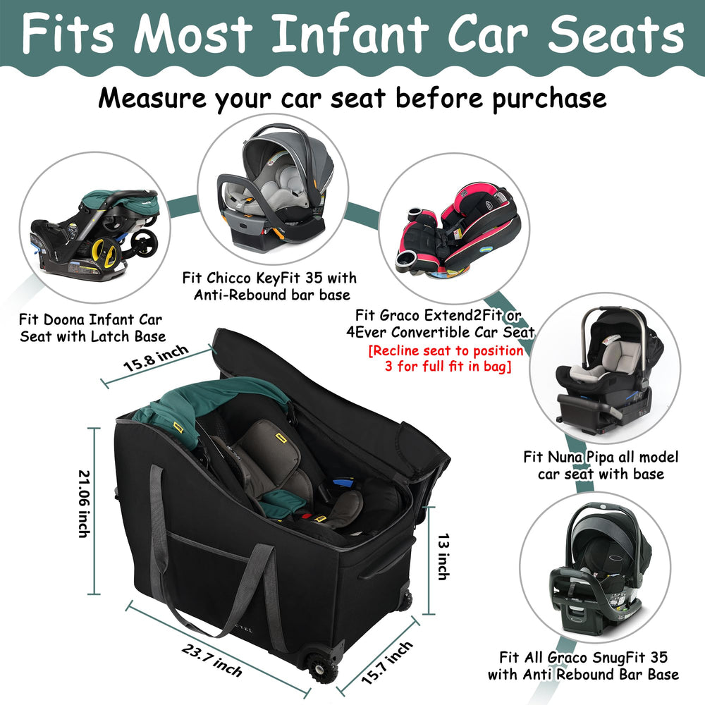 SCTEL travel bag with silent wheels eases airport navigation for parents