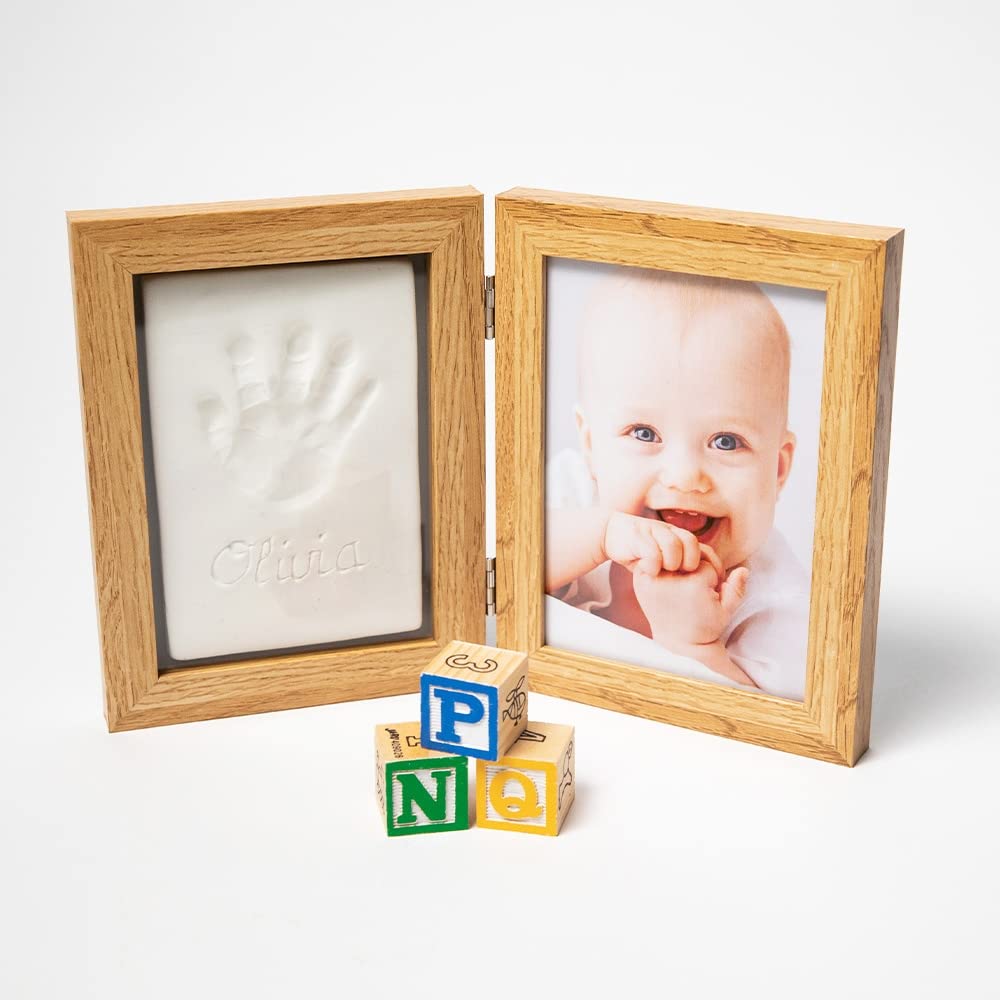 Sculpey Keepsake White clay-roll highlights smooth texture for gentle imprints