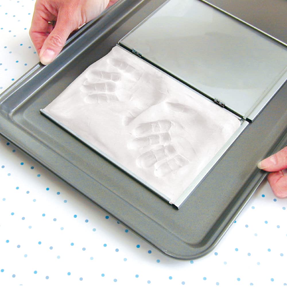 Sculpey Keepsake Frame White pet paw imprint ideas for cherished keepsakes