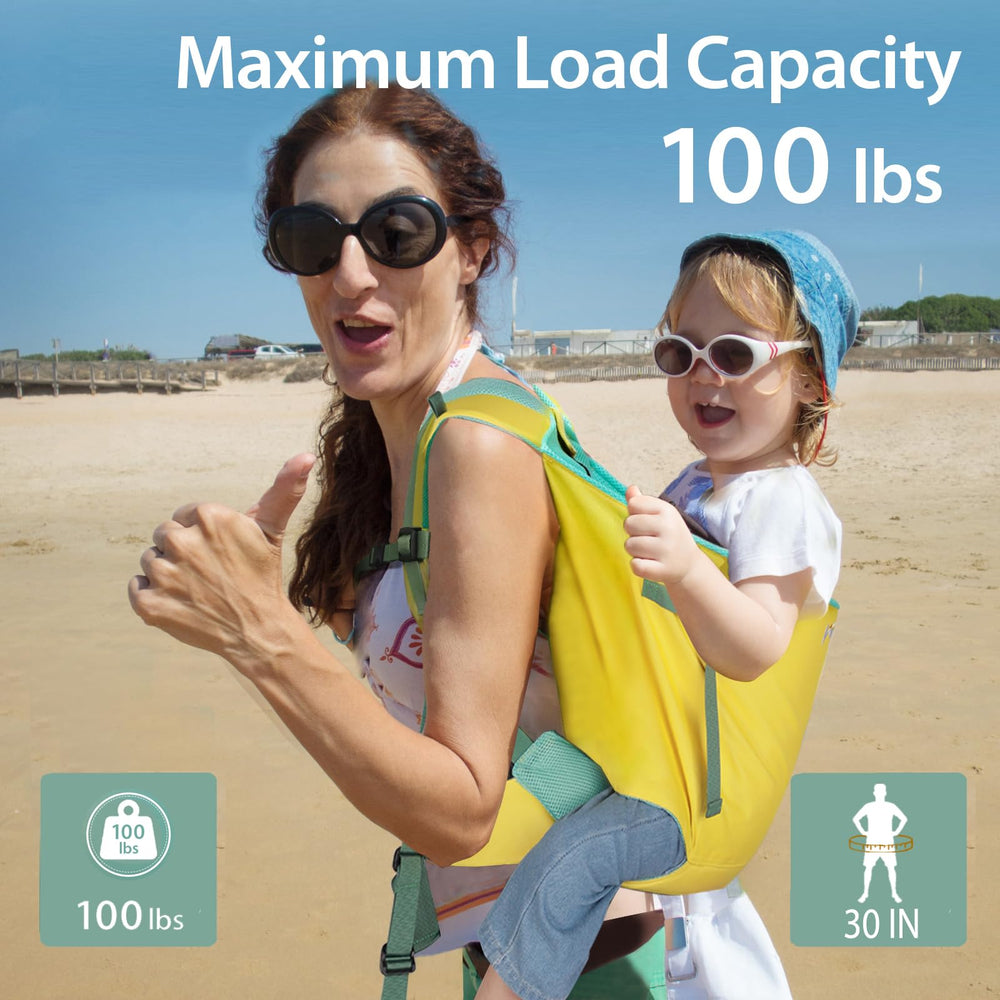 SCXinnkeer hiking baby carrier chest harness detail for secure trail safety.