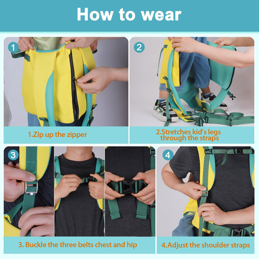 SCXinnkeer hiking baby carrier ultralight 1.2lb helps keep packs light.
