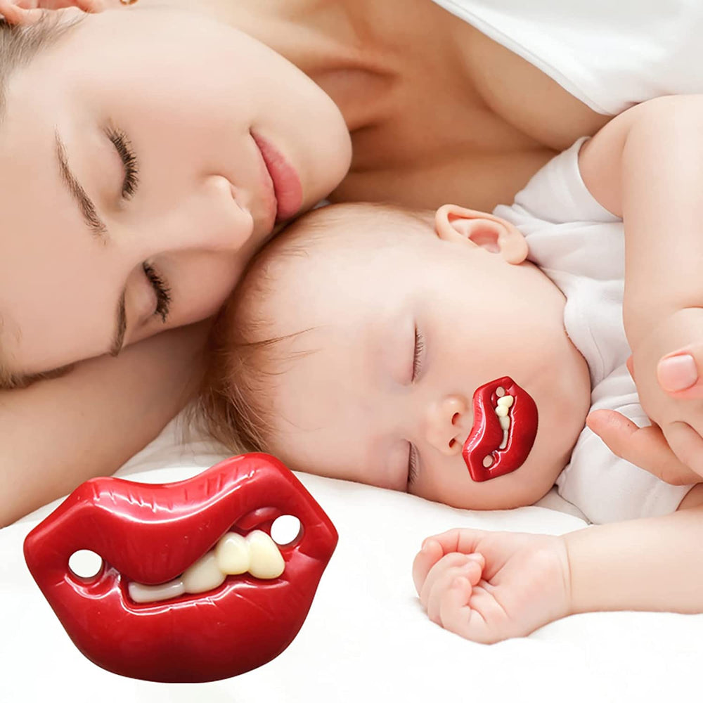 Sdetrcq silicone-soft pacifier demonstrating comfortable texture for gentle teething moments.
