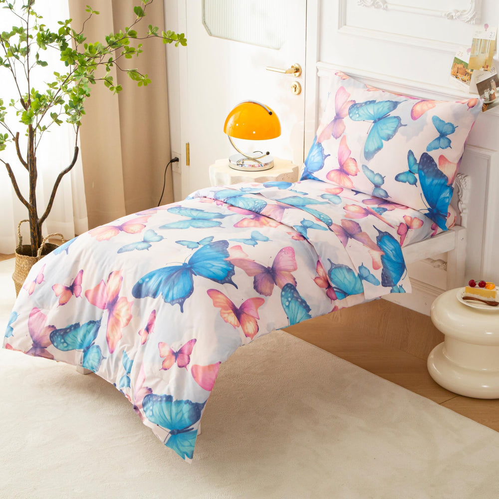 SDIII butterfly flat sheet 45x60 for smooth, breathable coverage