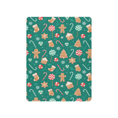 SDMKA Christmas Candy crib sheet demonstrates snug elastic fit to keep mattress flat