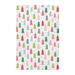 SDMKA Christmas trees crib sheet mini-snug fit keeps playard mattresses smooth.