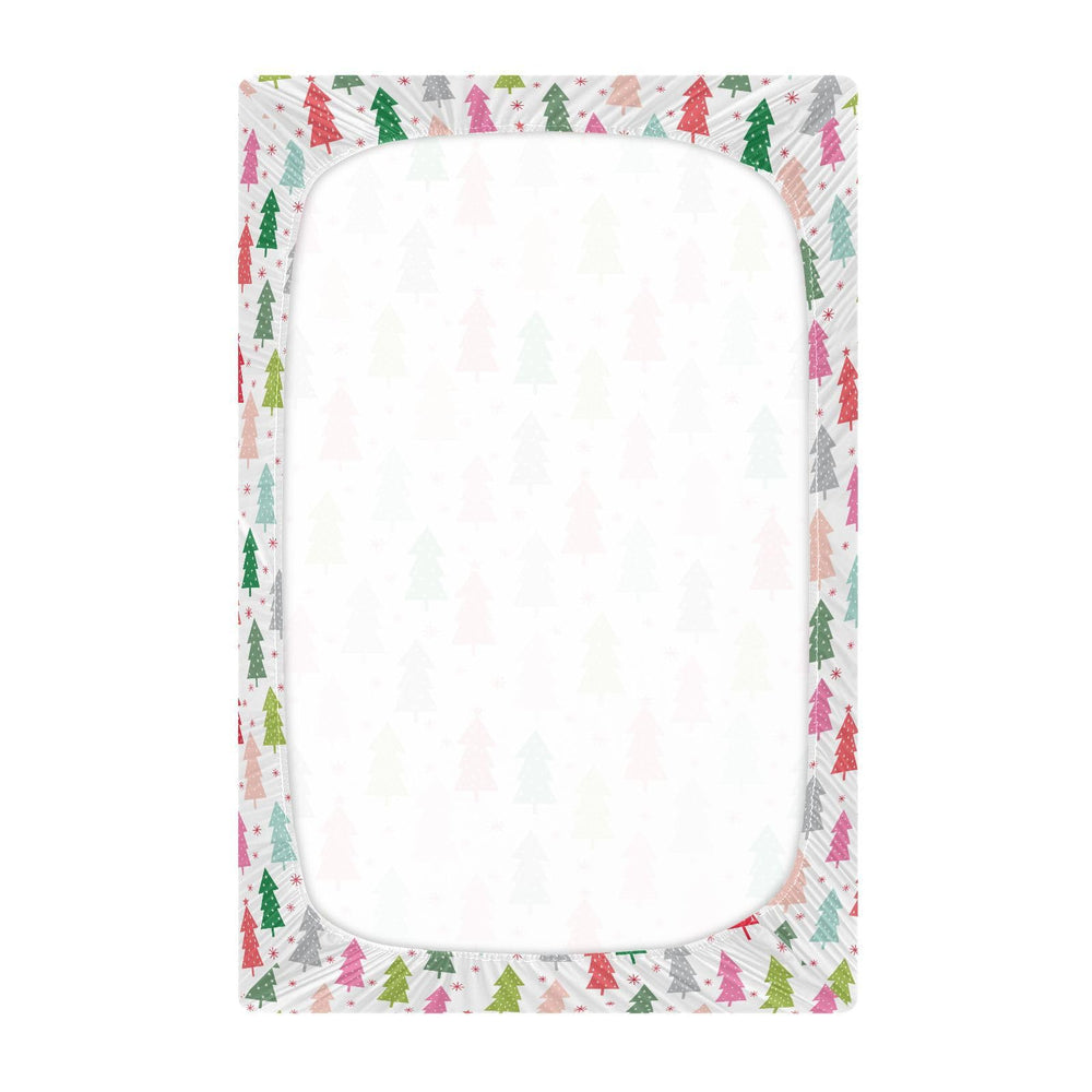 SDMKA colorful-patterns crib sheet bright nursery decor for joyful naps.