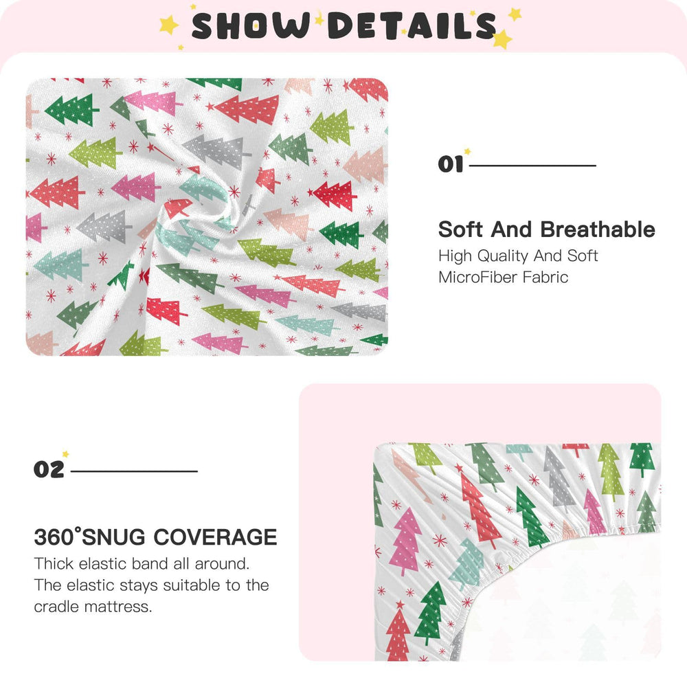 SDMKA fade-resistant crib sheet stays vibrant after multiple washes.