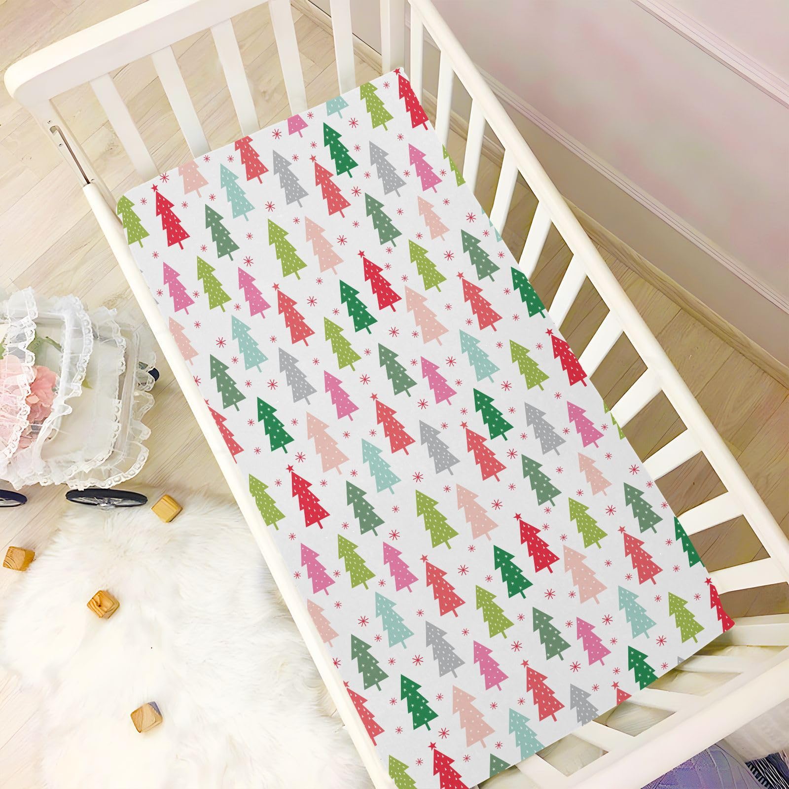 SDMKA machine-washable crib sheet easy-care for new parents.